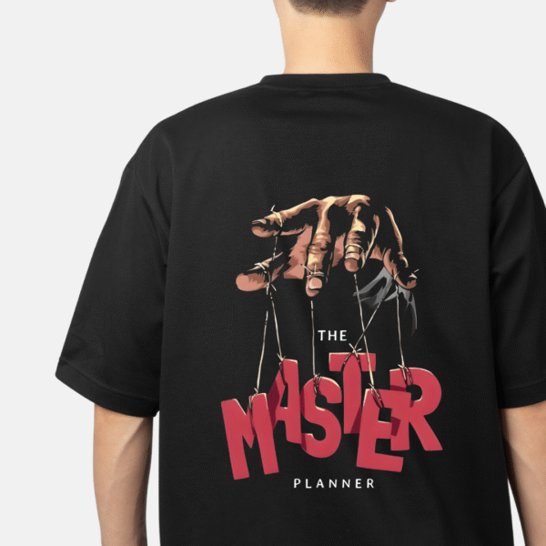 MASTER Black Oversized T-Shirt - Image 4