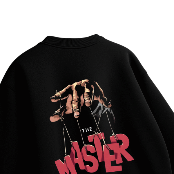 MASTER Black Oversized T-Shirt - Image 6