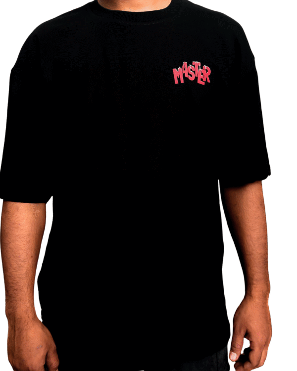 MASTER Black Oversized T-Shirt - Image 2
