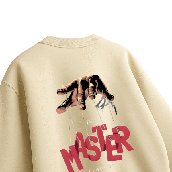 MASTER Creame Oversized T-Shirt - Image 4